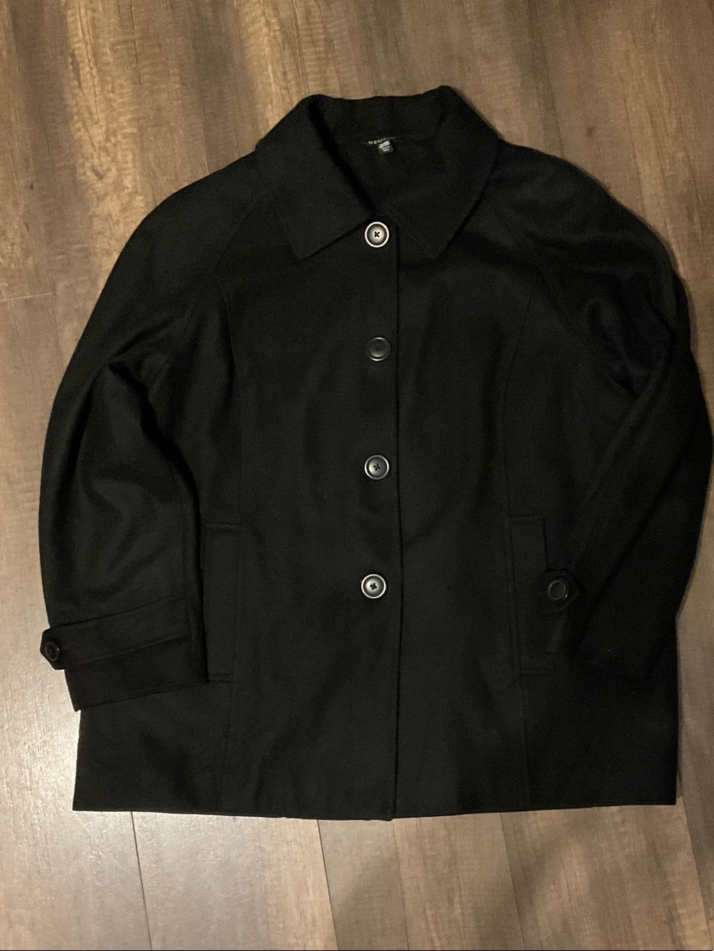 George Black Women's Button-Front Pea Coat